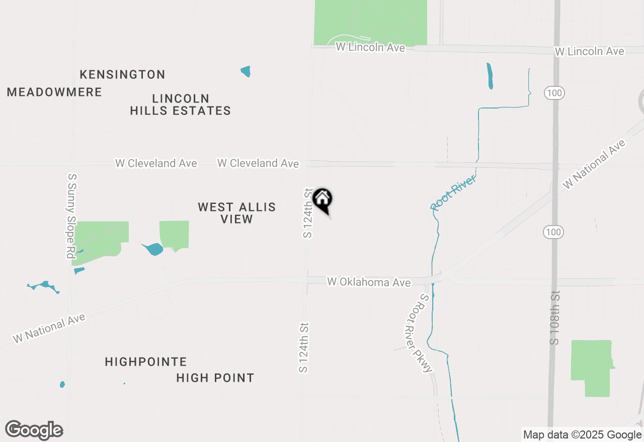 Map of 2902 S 124th St, West Allis, WI 53227