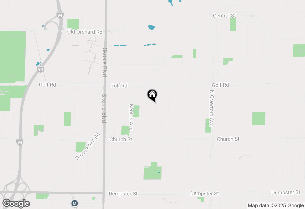 Map of 9441 Kenneth Avenue, Skokie, IL 60076