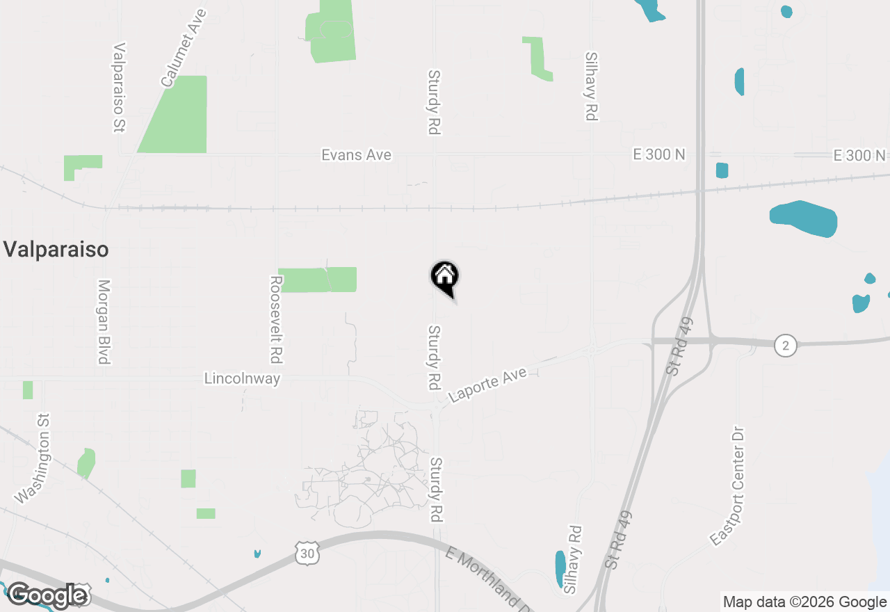 Map of 400 Sturdy Road #8A, Valparaiso, IN 46383
