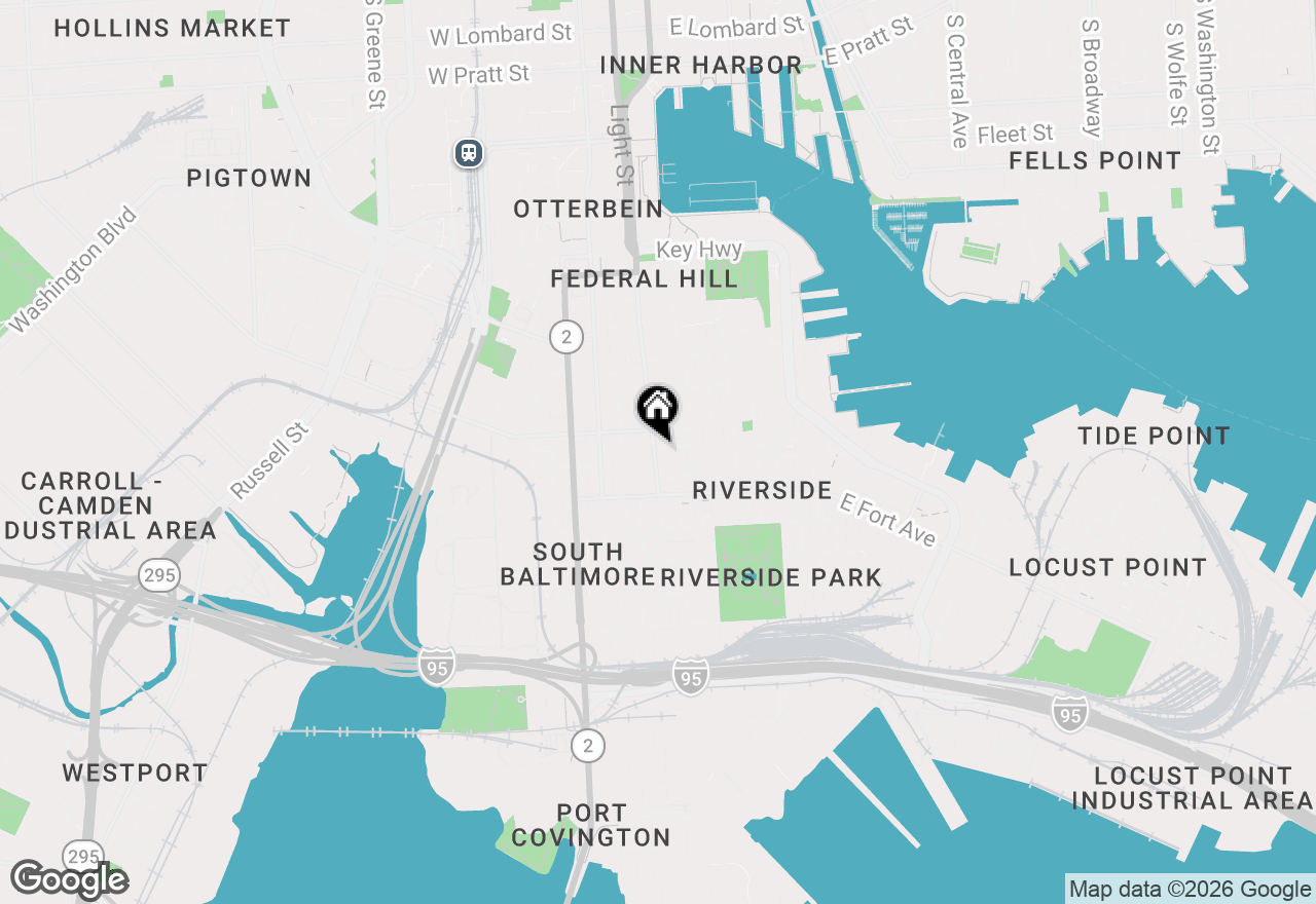 Map of 1401 Light Street, Baltimore, MD 21230