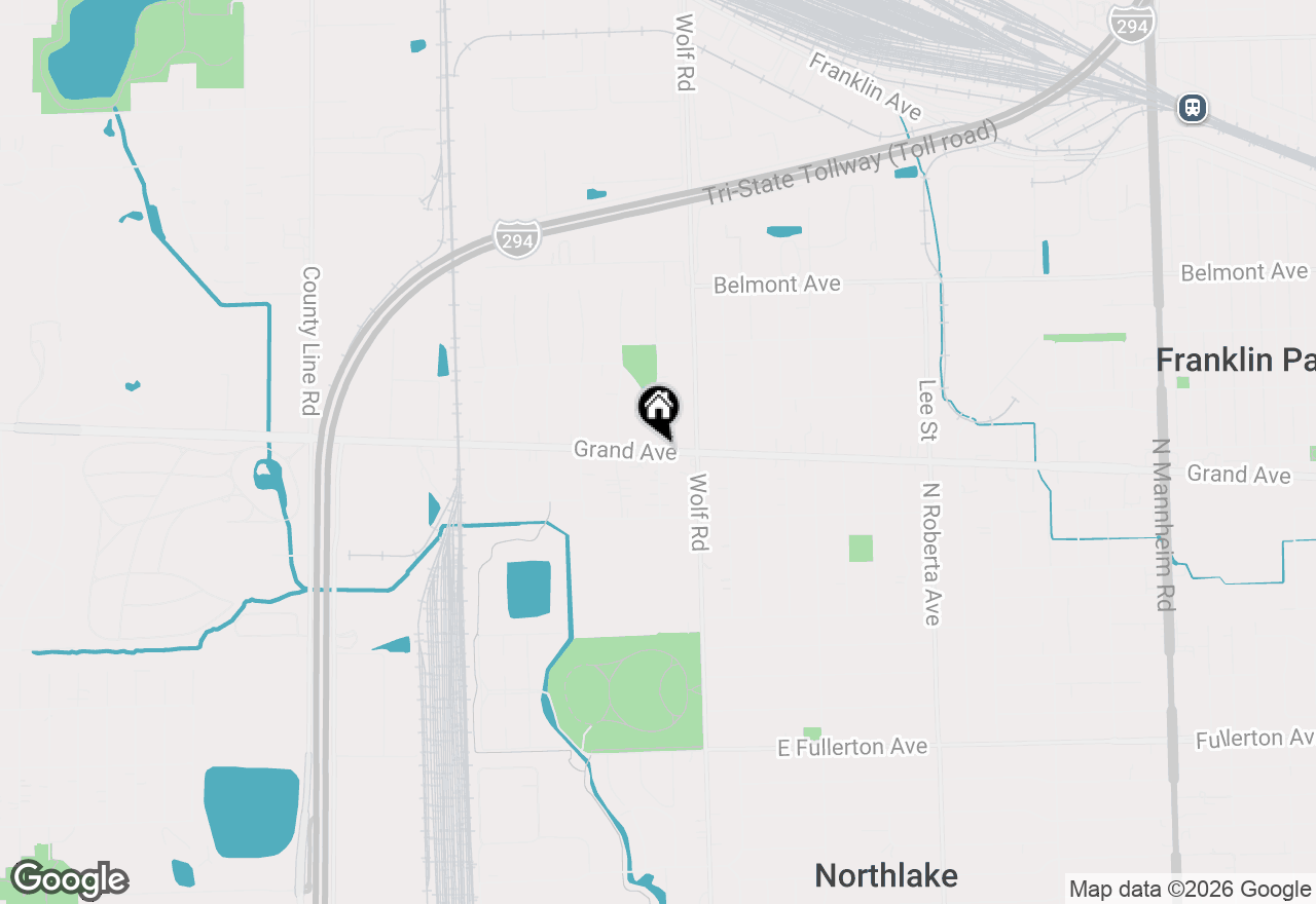 Map of 11225 W Grand Avenue, Melrose Park, IL 60164