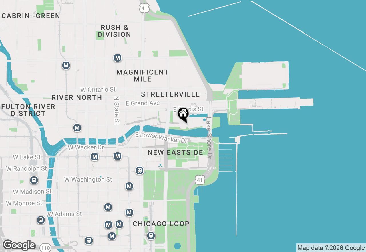 Map of 400 N Mcclurg Court #1911, Chicago, IL 60611
