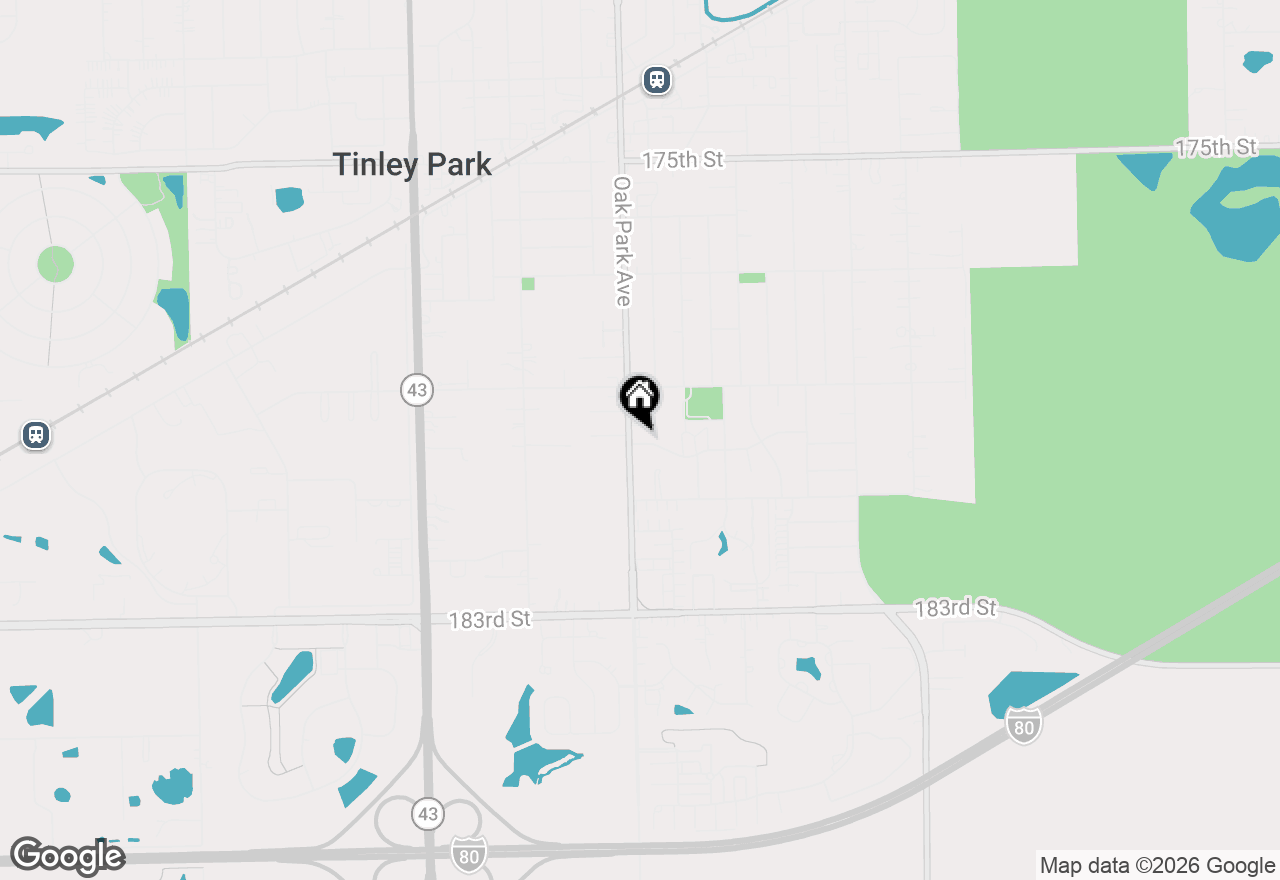 Map of 6790 180th Street #2, Tinley Park, IL 60477