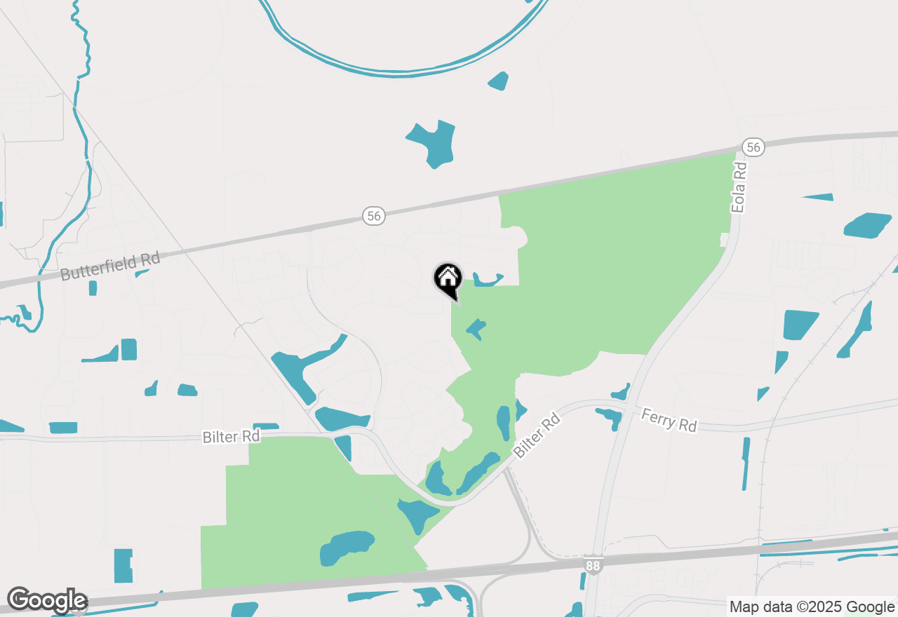 Map of 2463 Red Bud Court, Aurora, IL 60502