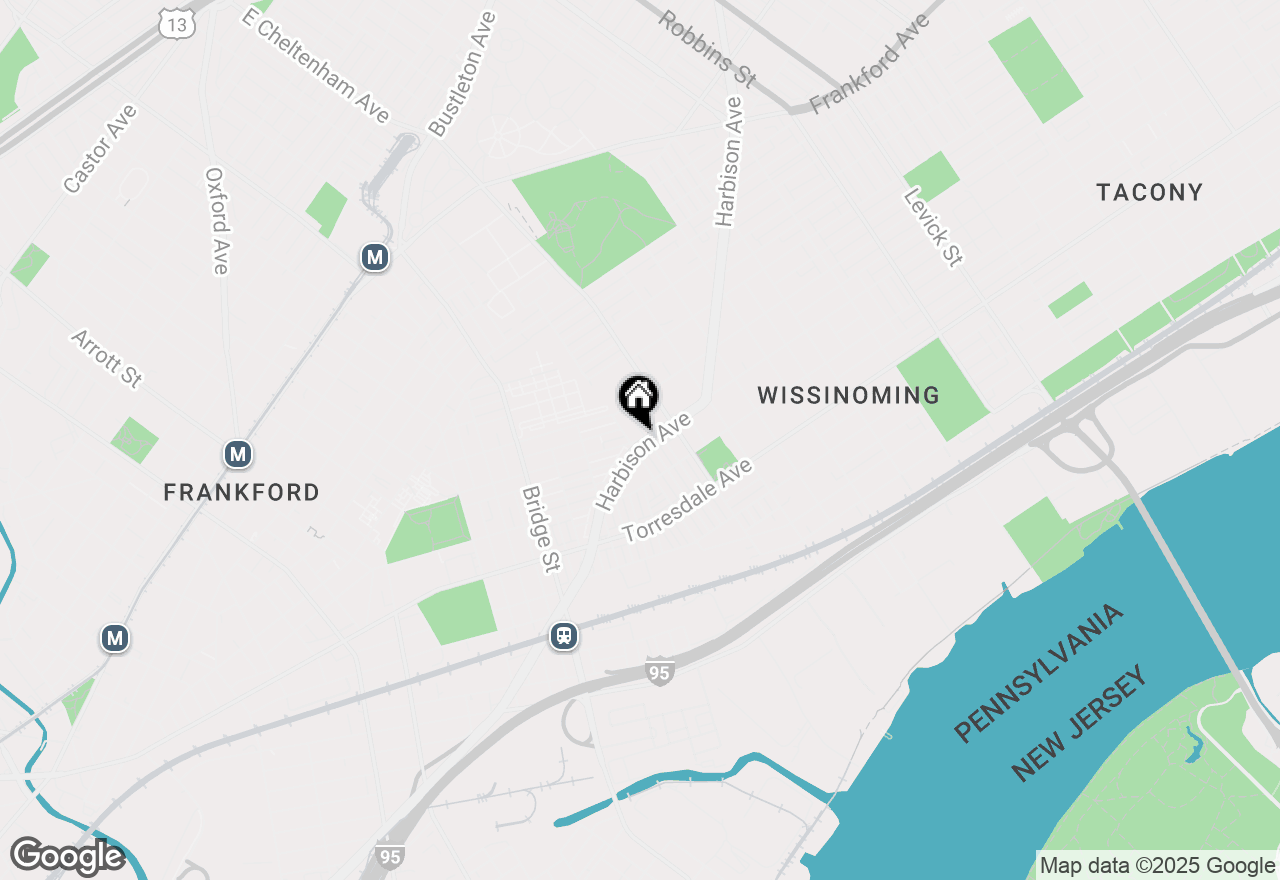 Map of 5520 Harbison Avenue, Philadelphia, PA 19124