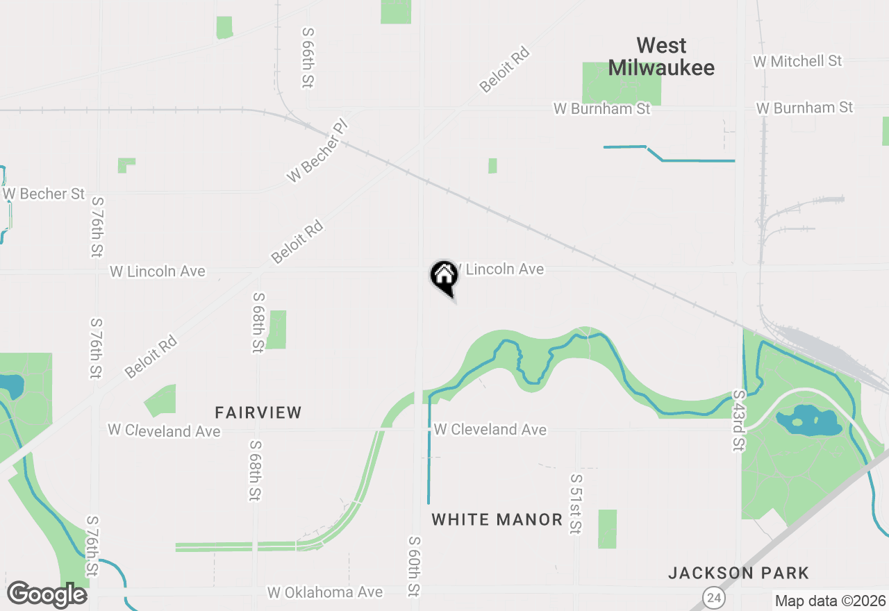 Map of 5828 W Hayes Ave, West Allis, WI 53219