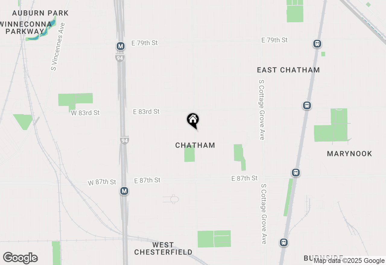 Map of 8414 S King Drive, Chicago, IL 60619