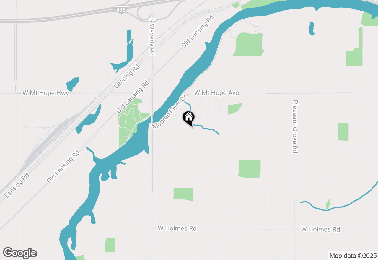 Map of 3416 Cooley Drive, Lansing, MI 48911