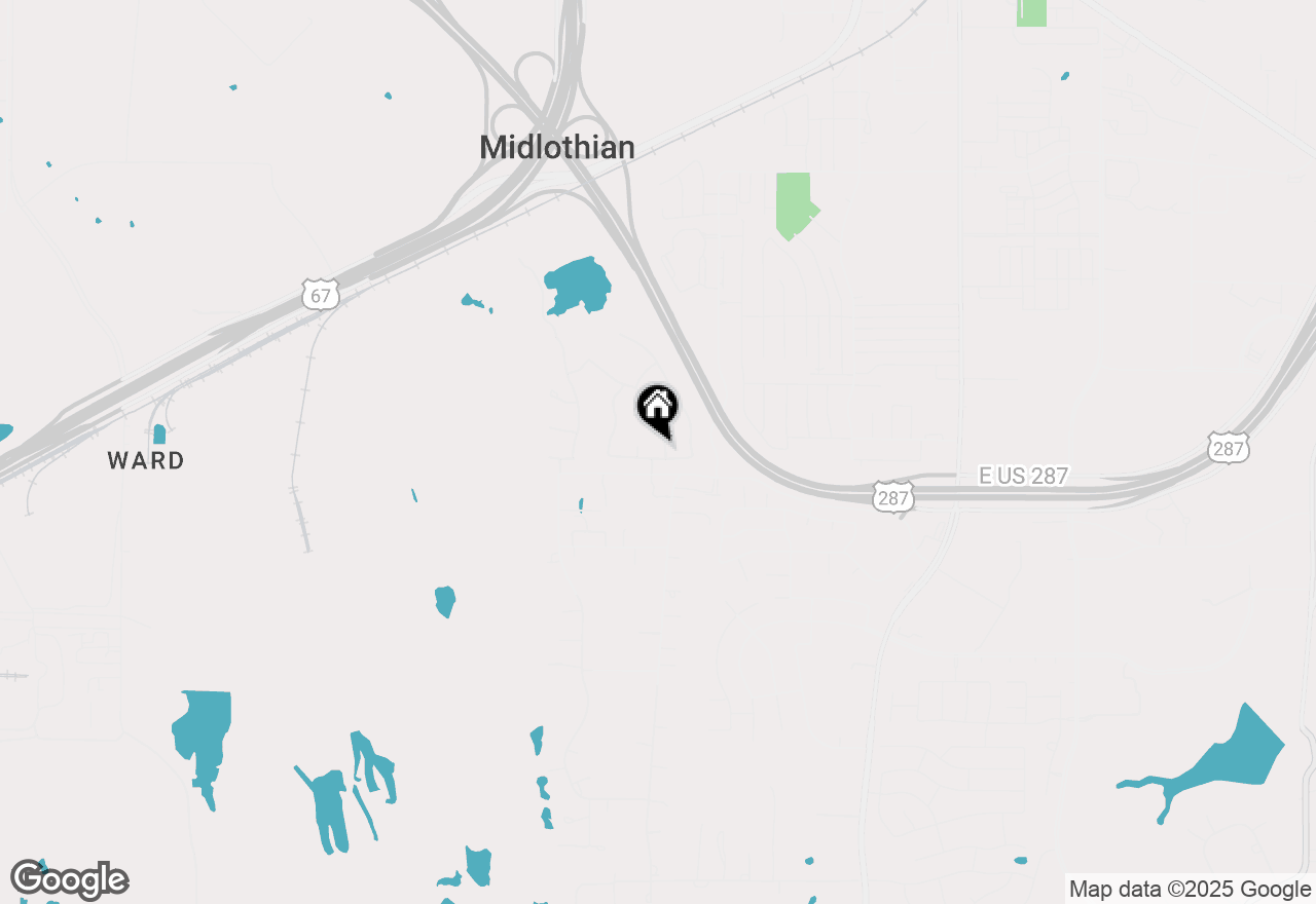 Map of 1891 Cimarron Trail, Midlothian, TX 76065