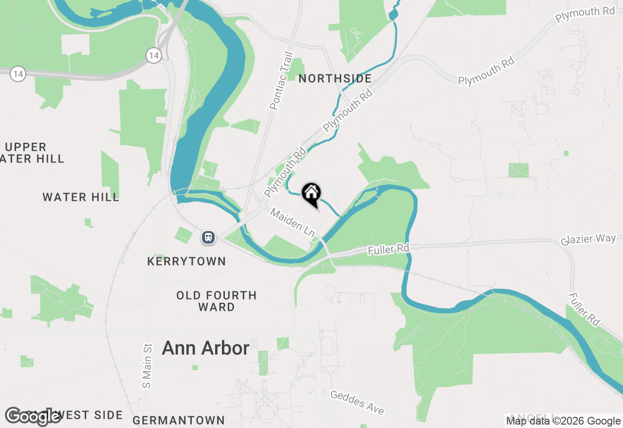 Map of 1141 Freesia Court, Ann Arbor, MI 48105