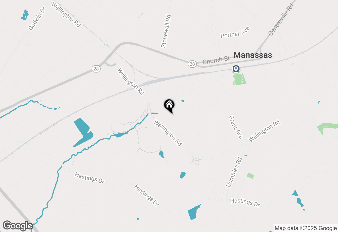 Map of 9538 Buttonbush Court, Manassas, VA 20110