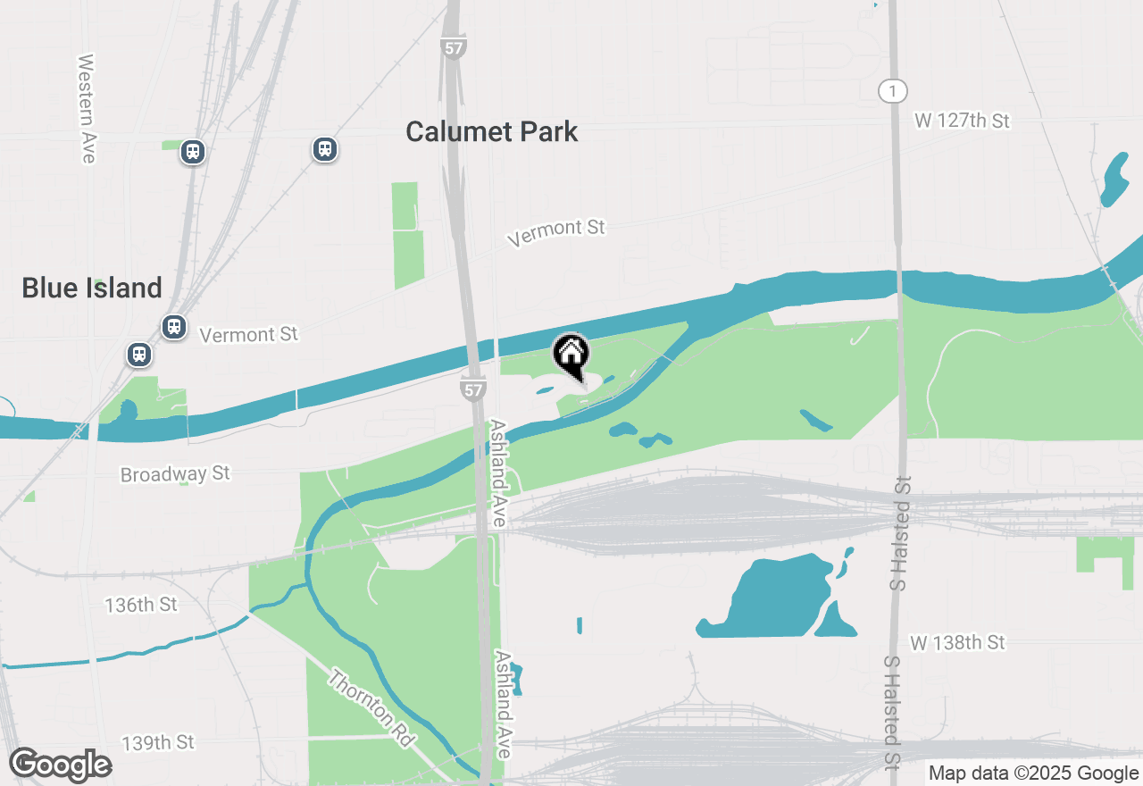 Map of 1420 Broadway Street #1420, Blue Island, IL 60406