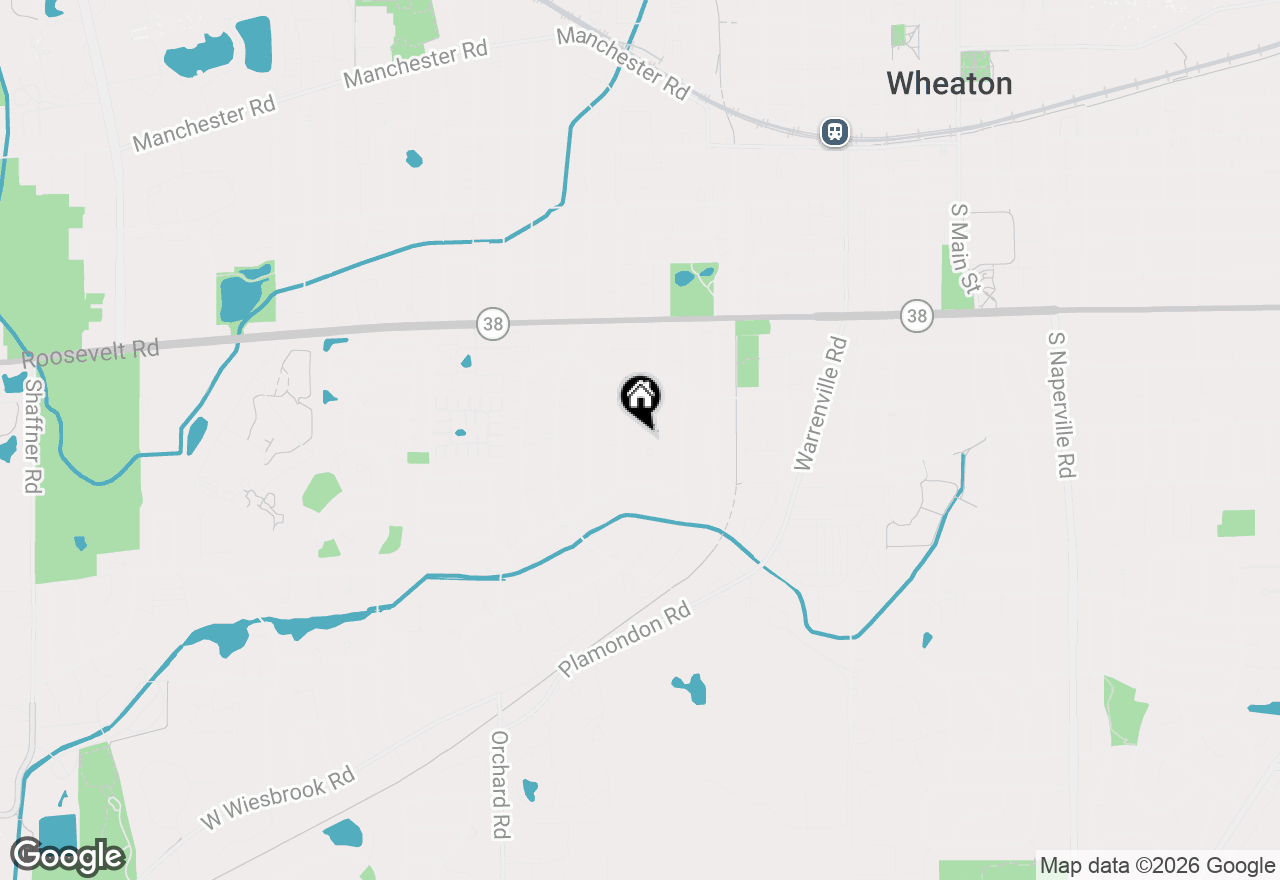 Map of 1000 Crest Street, Wheaton, IL 60189