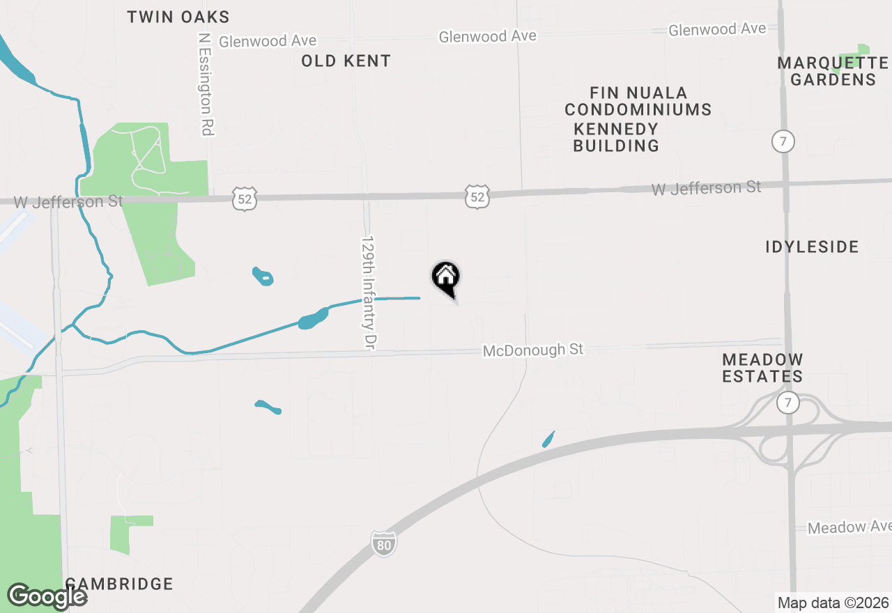 Map of 2530 Par Four Court #C, Joliet, IL 60436