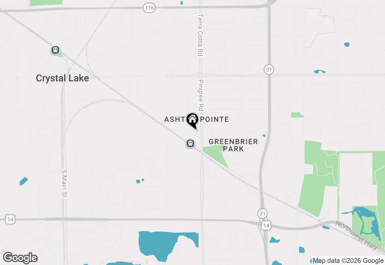 Map of 810 Oak Hollow Road, Crystal Lake, IL 60014