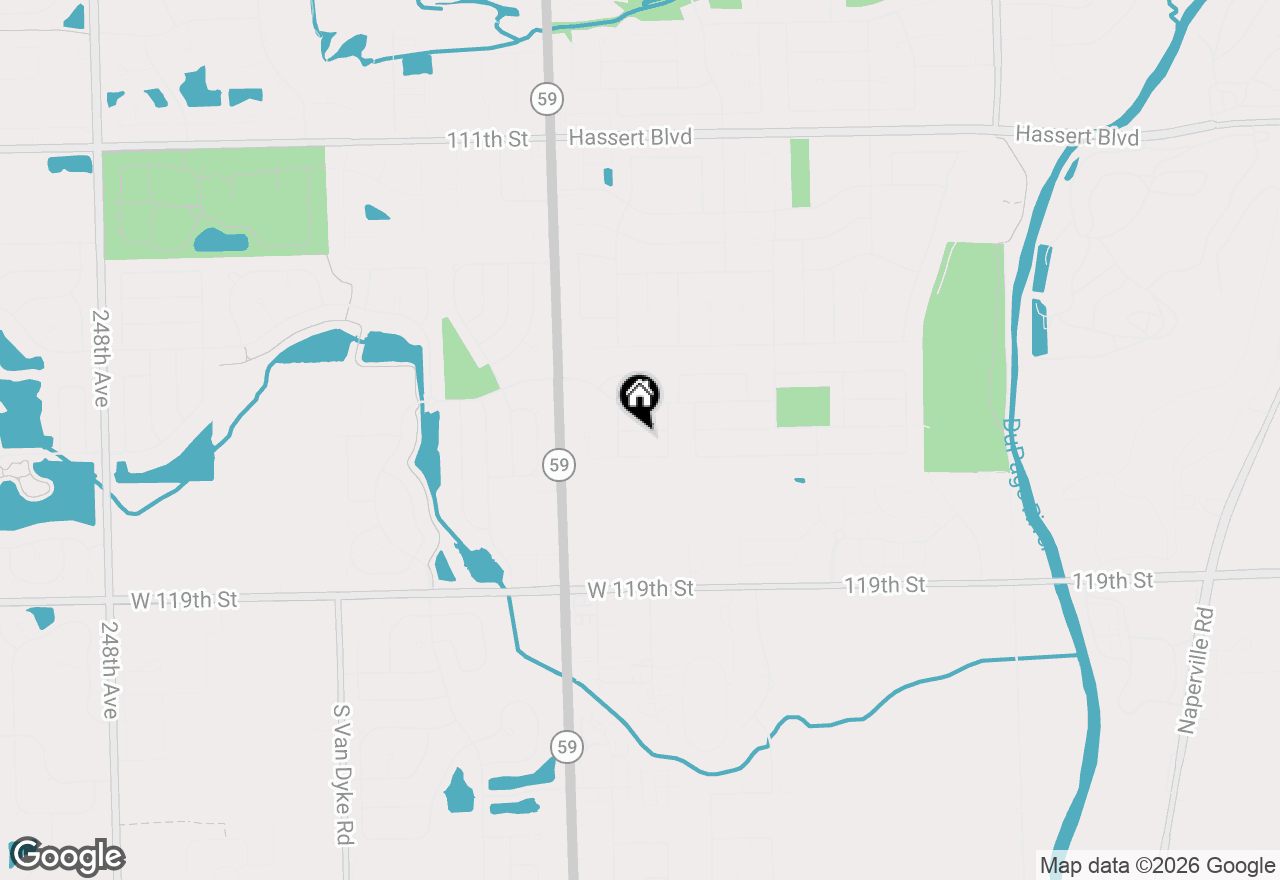 Map of 2816 Cordgrass Road, Naperville, IL 60564