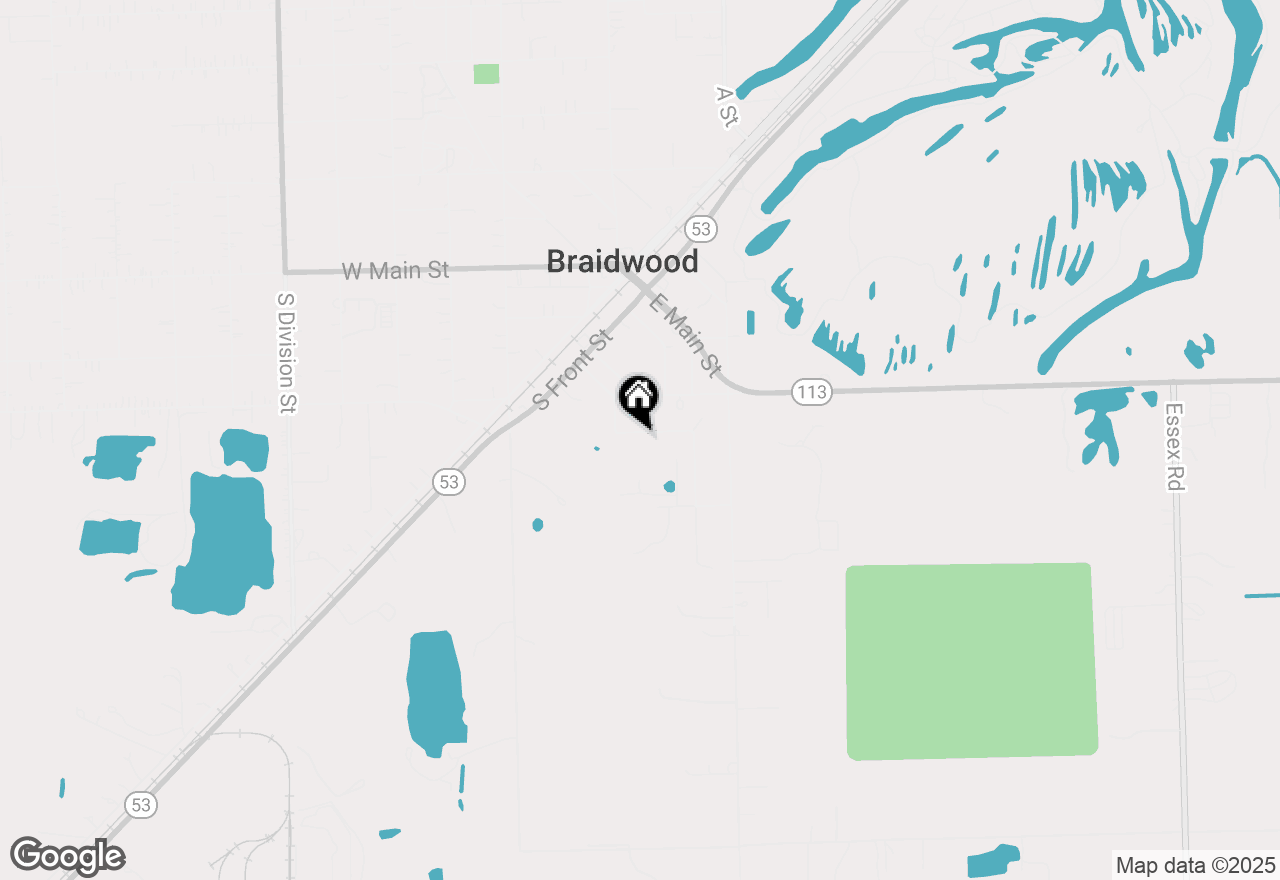 Map of 355 E Janet Drive, Braidwood, IL 60408