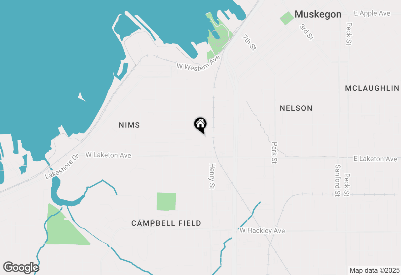 Map of 1699 Division Street, Muskegon, MI 49441