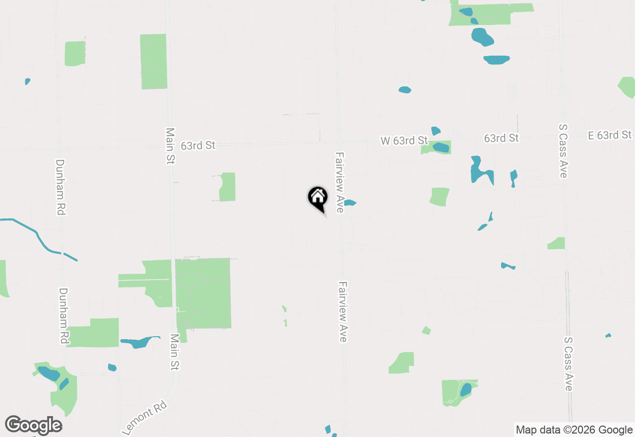 Map of 6576 Davane Lane, Downers Grove, IL 60516