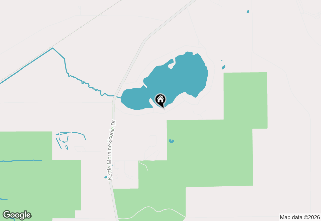 Map of W1374 South Shore Dr, Palmyra, WI 53156