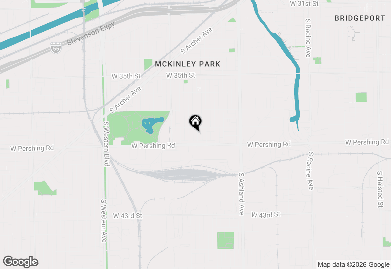 Map of 3822 S Honore Street, Chicago, IL 60609