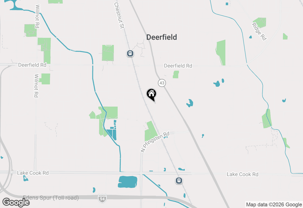 Map of 501 S Commons Court #501, Deerfield, IL 60015