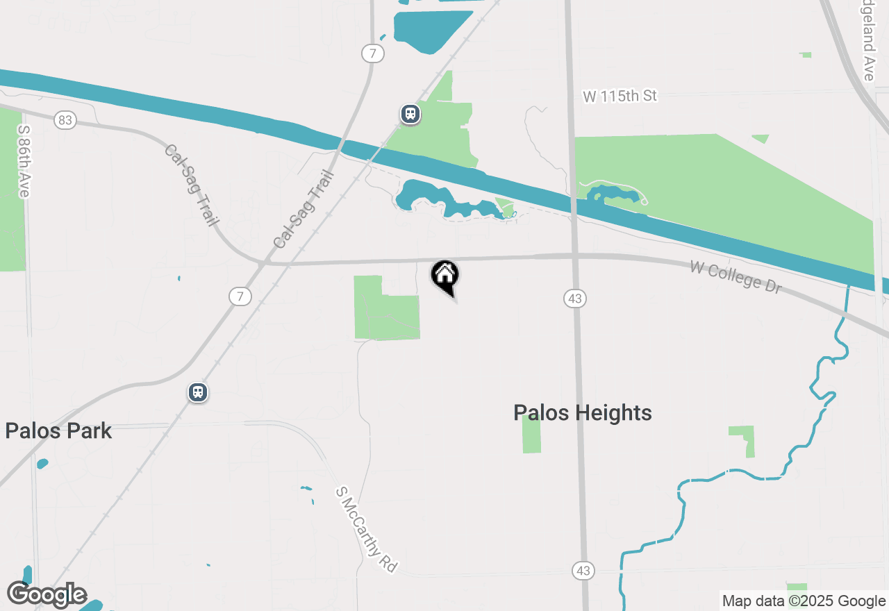 Map of 12003 S Harold Avenue, Palos Heights, IL 60463