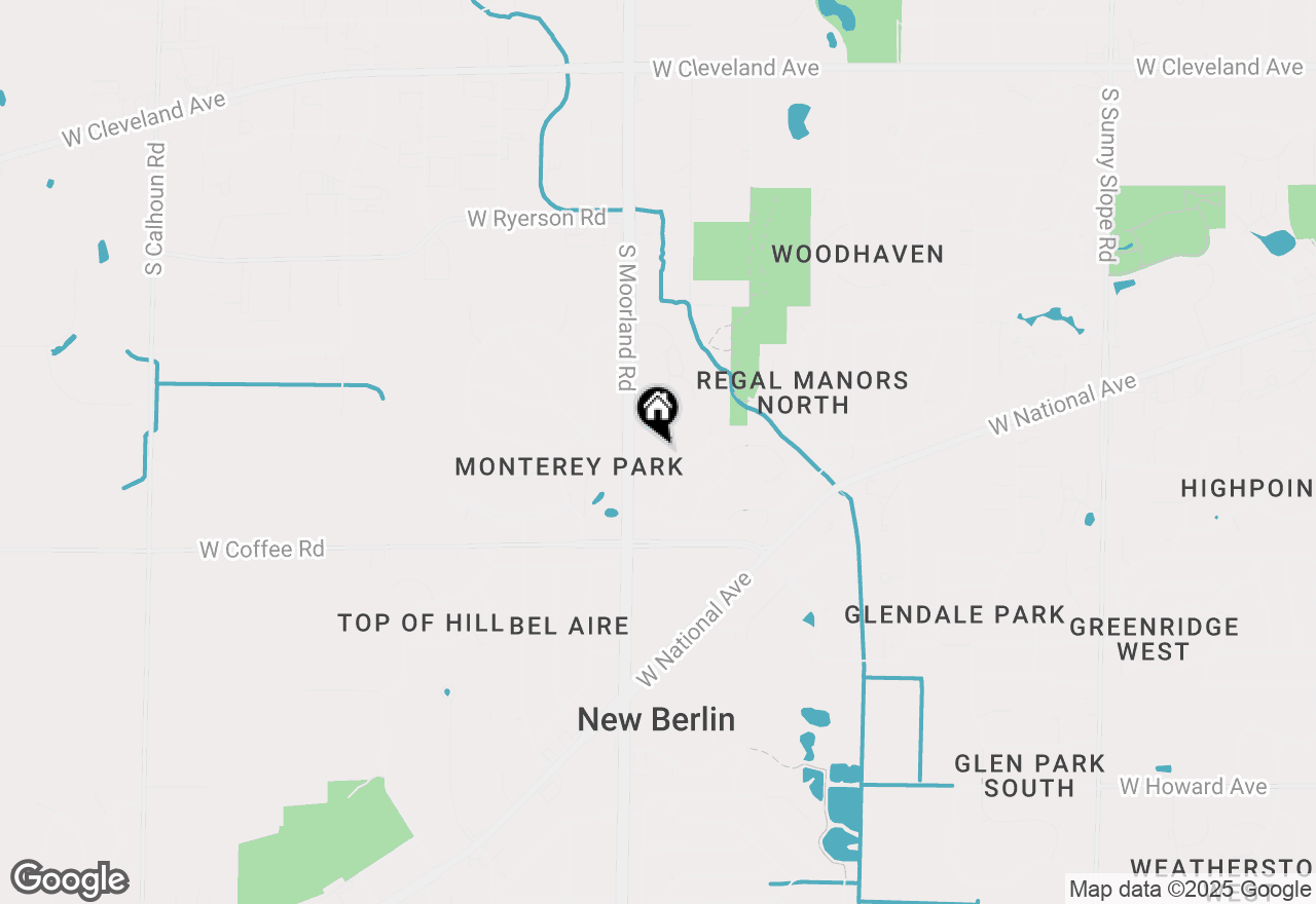 Map of 3333 S Magdalena Dr, New Berlin, WI 53151