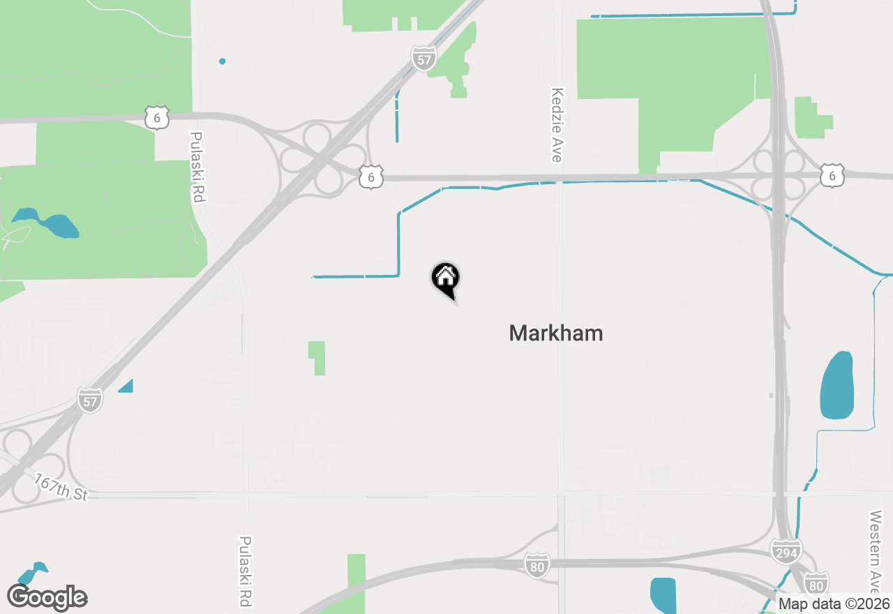 Map of 16213 Saint Louis Avenue, Markham, IL 60428