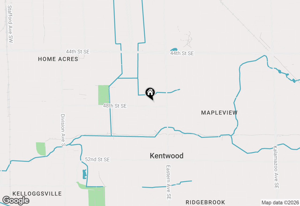 Map of 4764 Potter Avenue Se, Kentwood, MI 49548