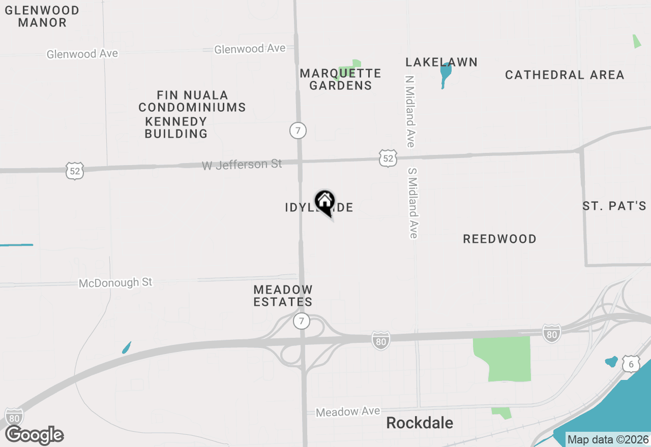 Map of 205 S Morris Street, Joliet, IL 60436