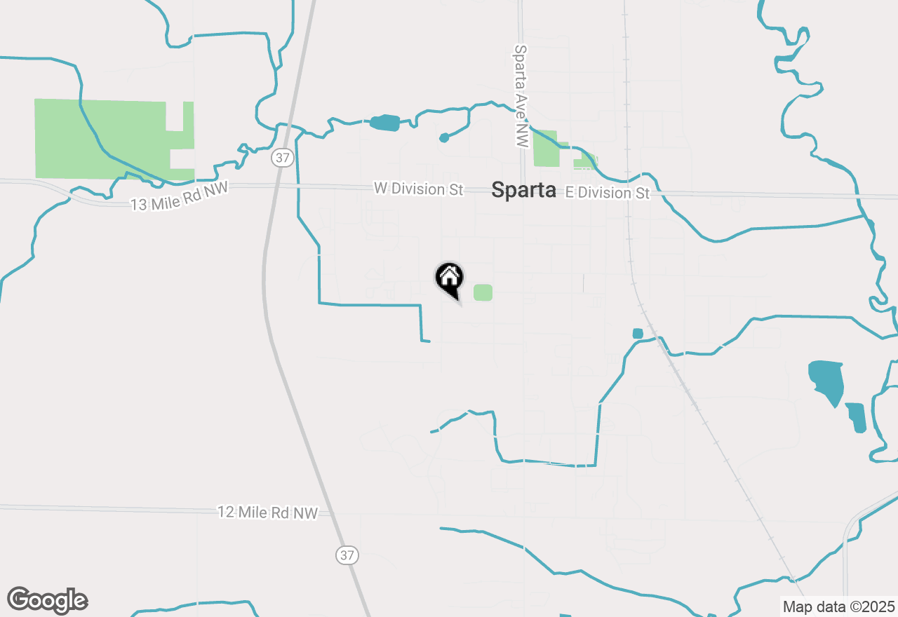 Map of 162 W Averill Street, Sparta, MI 49345