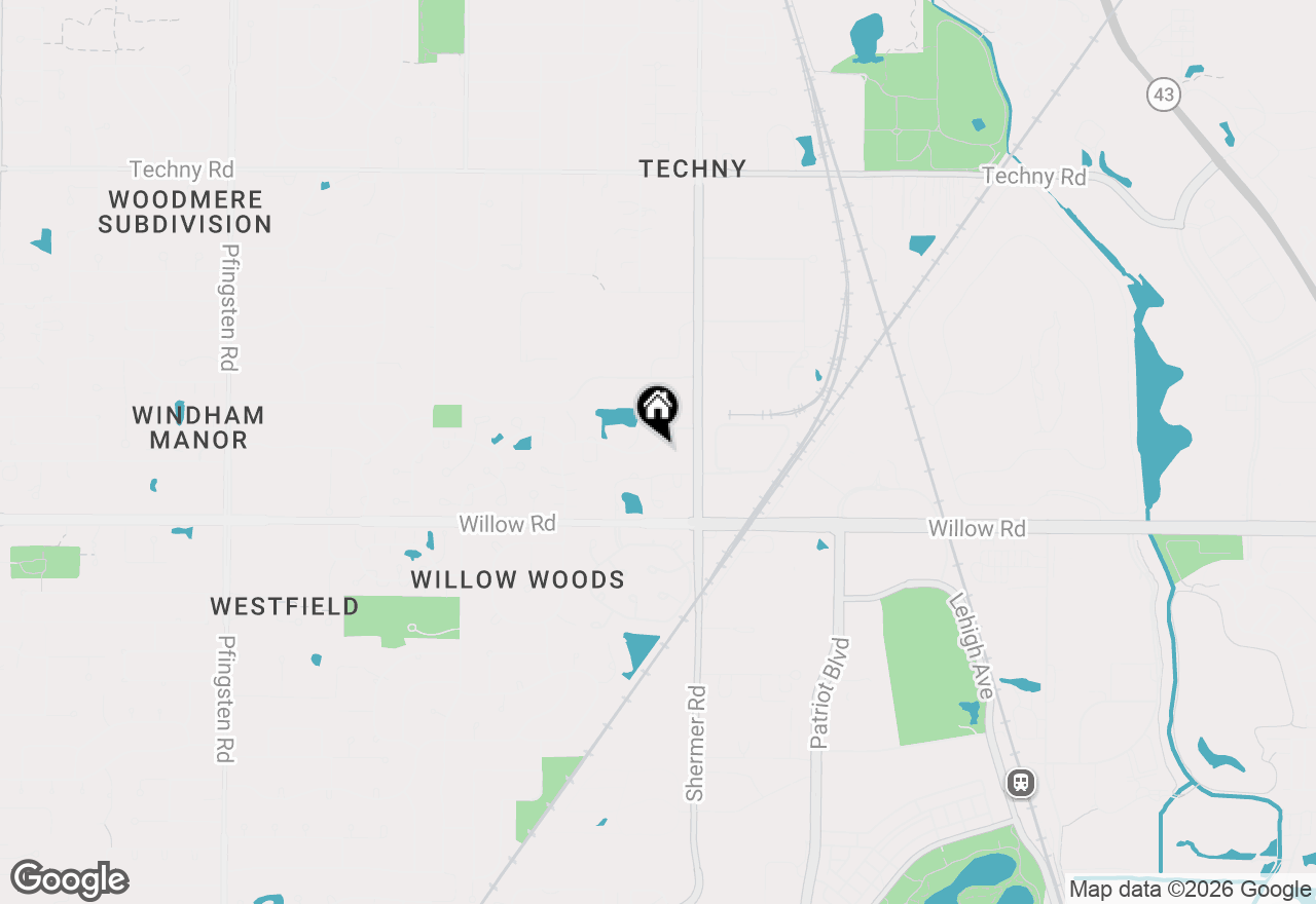 Map of 2005 Valencia Drive #306D, Northbrook, IL 60062