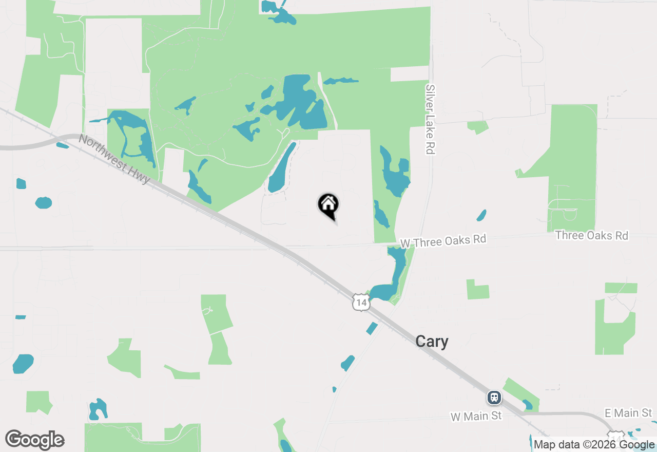 Map of (Address confidential), Cary, Illinois 60013