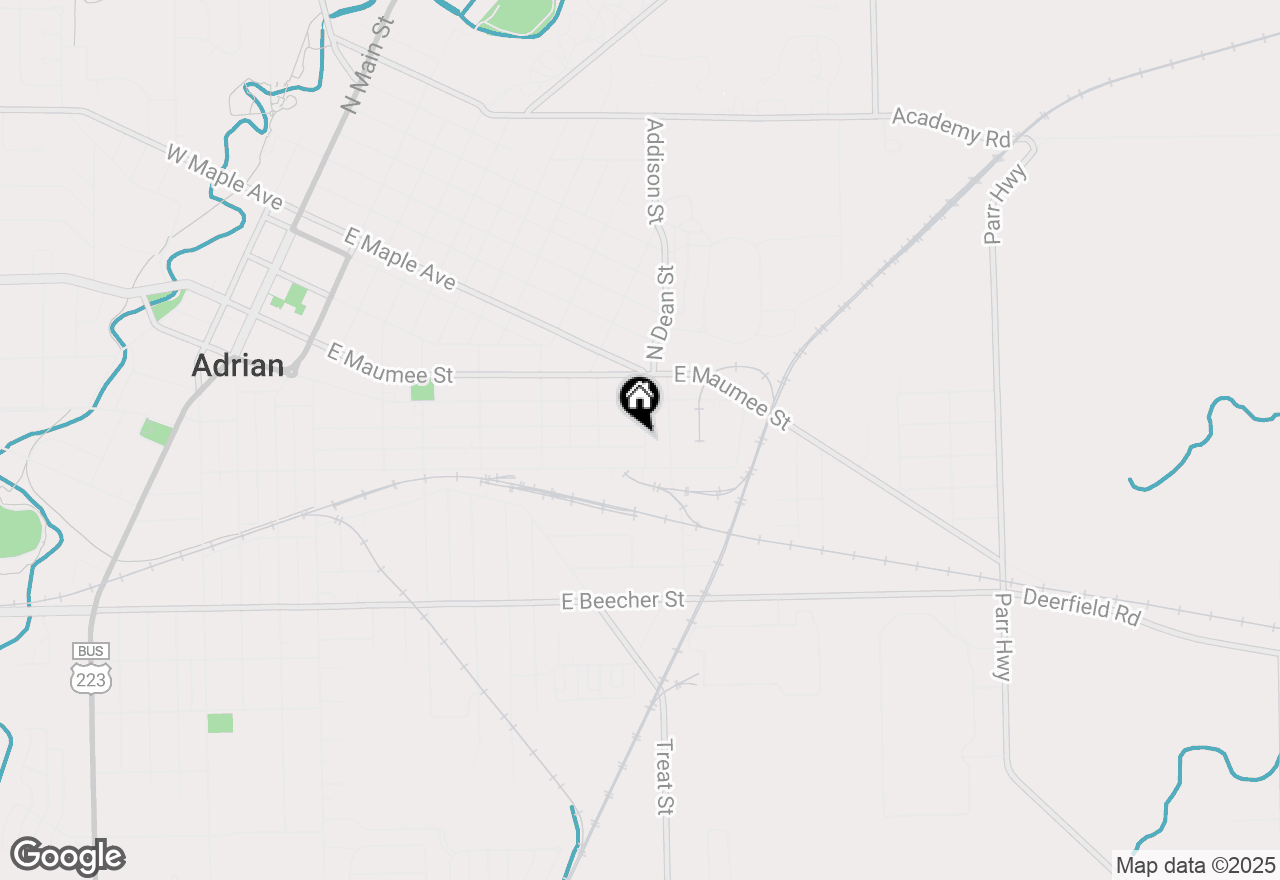 Map of 316 S Dean Street, Adrian, MI 49221