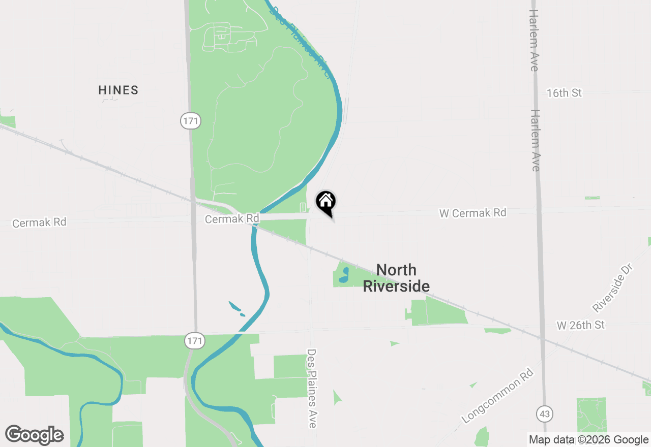 Map of 2217 Keystone Avenue, North Riverside, IL 60546
