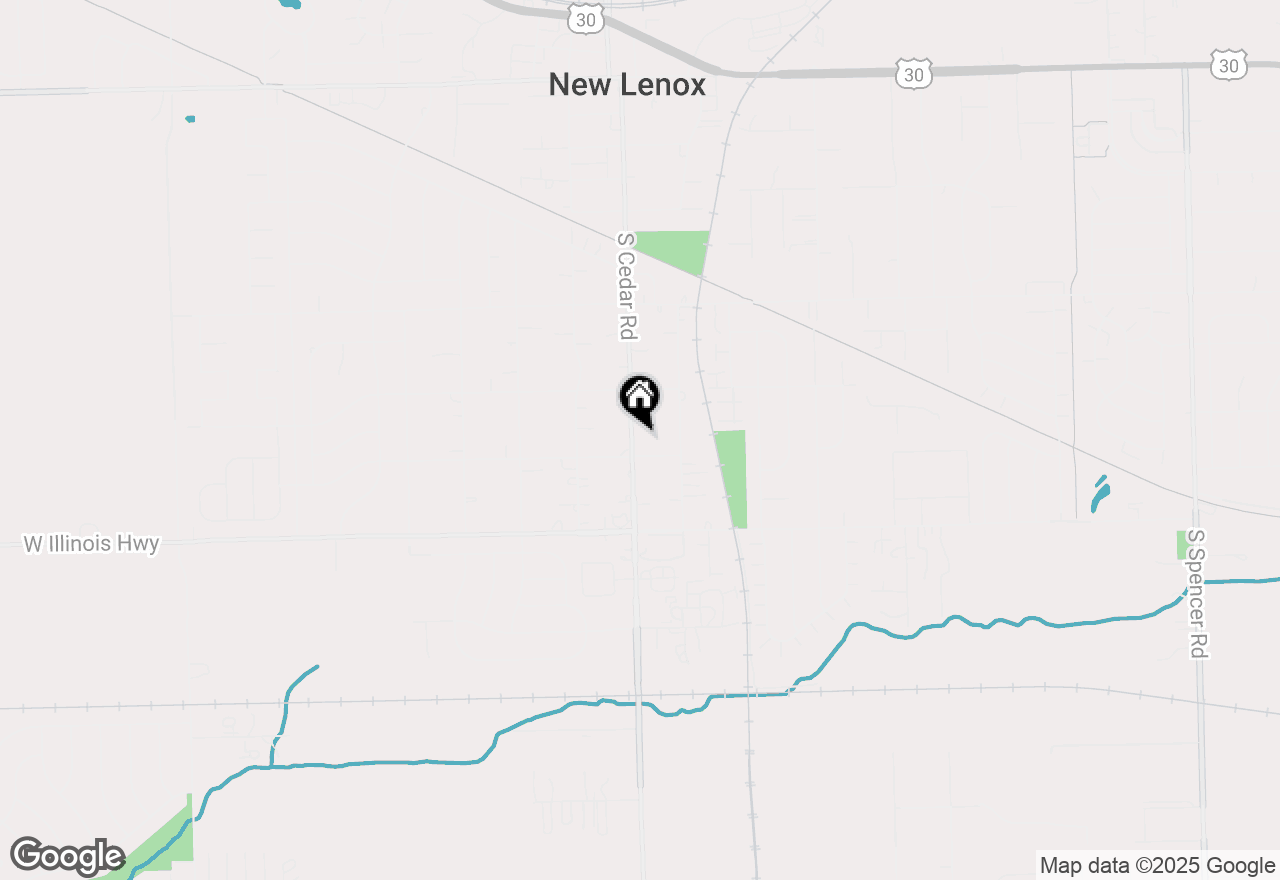 Map of 828 S Cedar Road, New Lenox, IL 60451