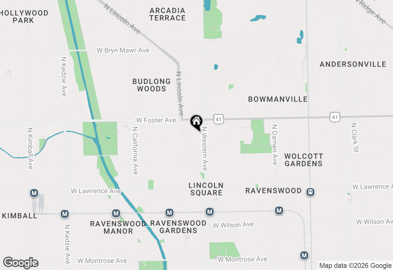 Map of (Address confidential), Chicago, Illinois 60625