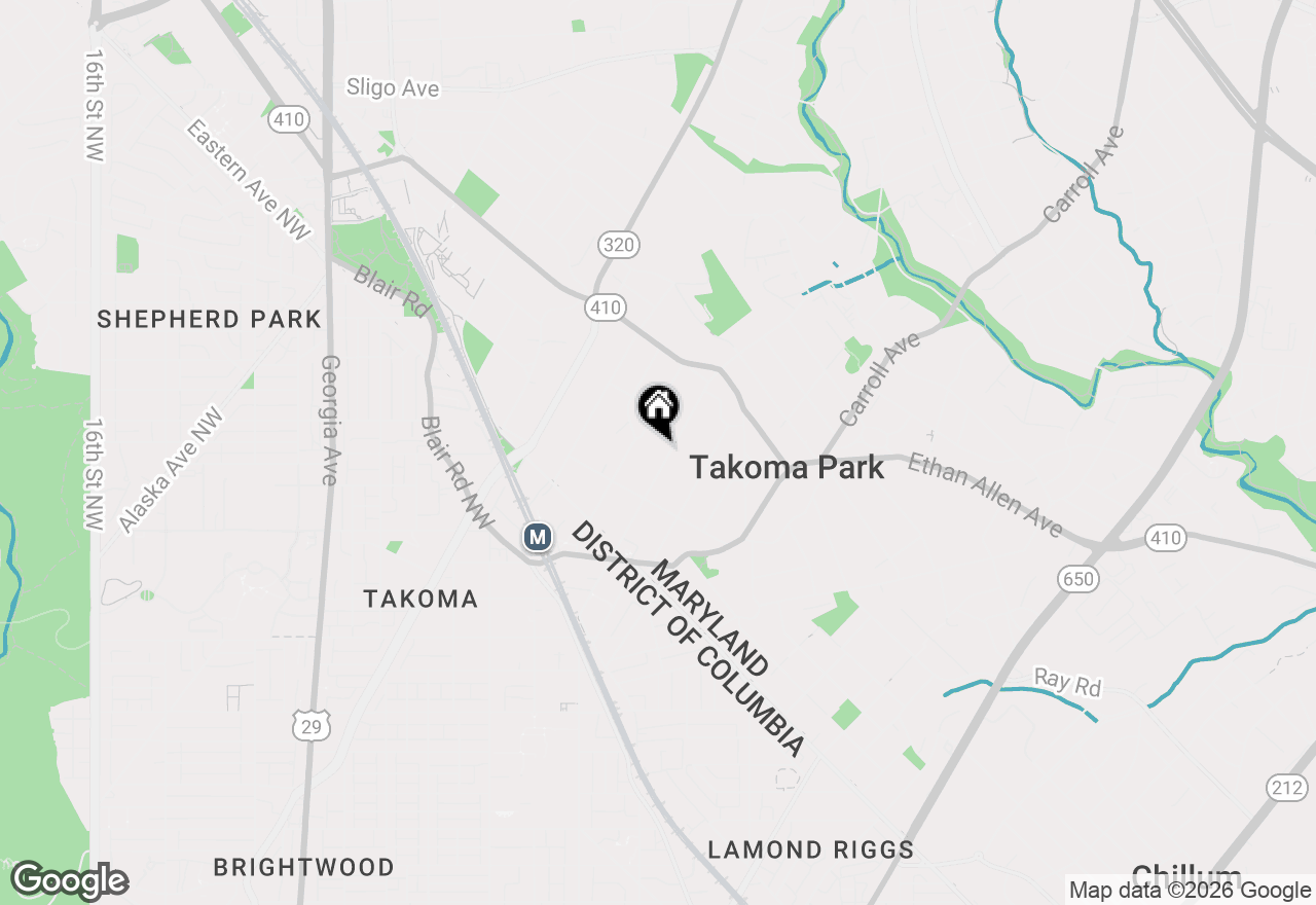 Map of 7300 Maple Avenue, Takoma Park, MD 20912