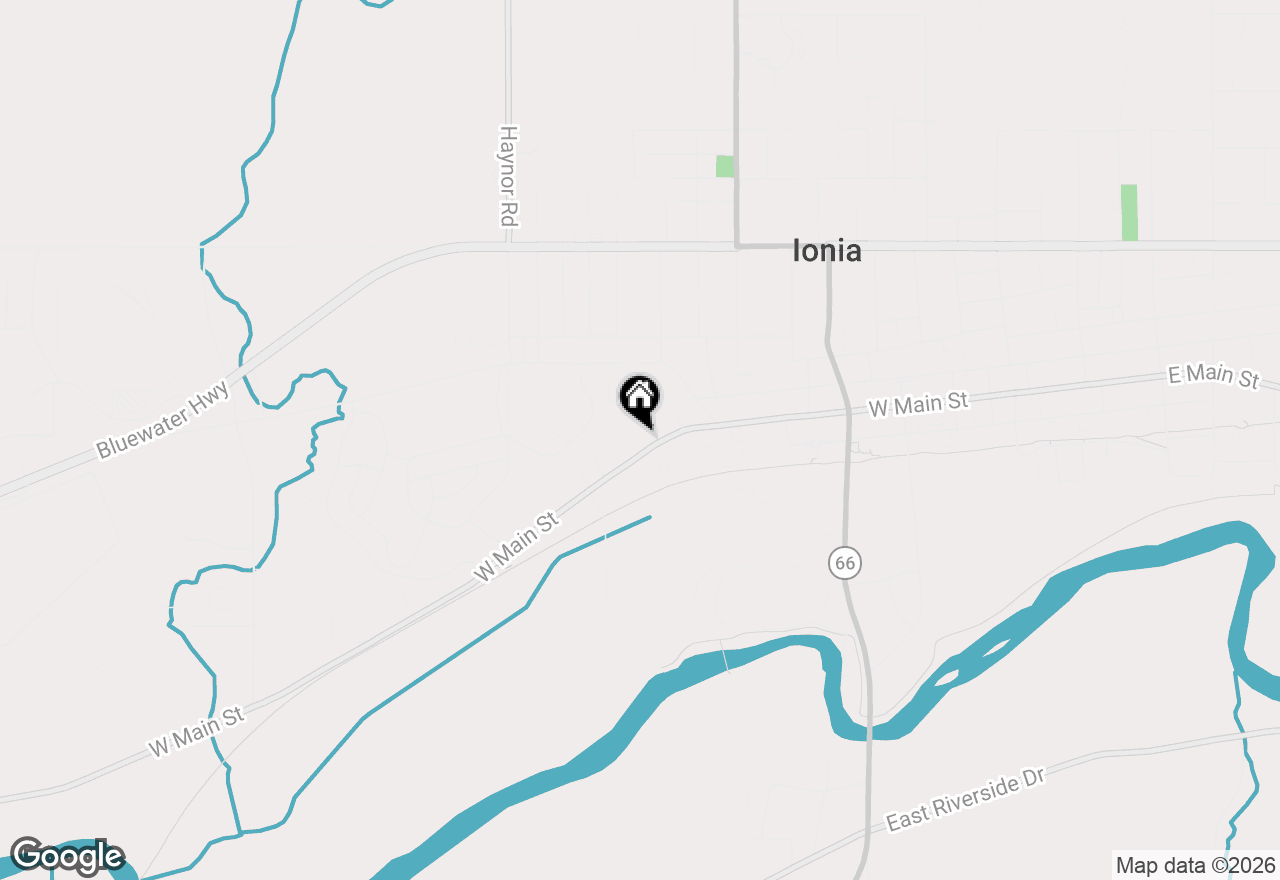 Map of 912 W Main Street, Ionia, MI 48846