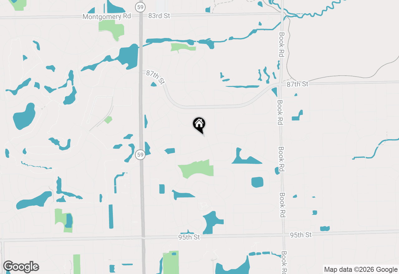 Map of 2612 Charlestowne Lane, Naperville, IL 60564