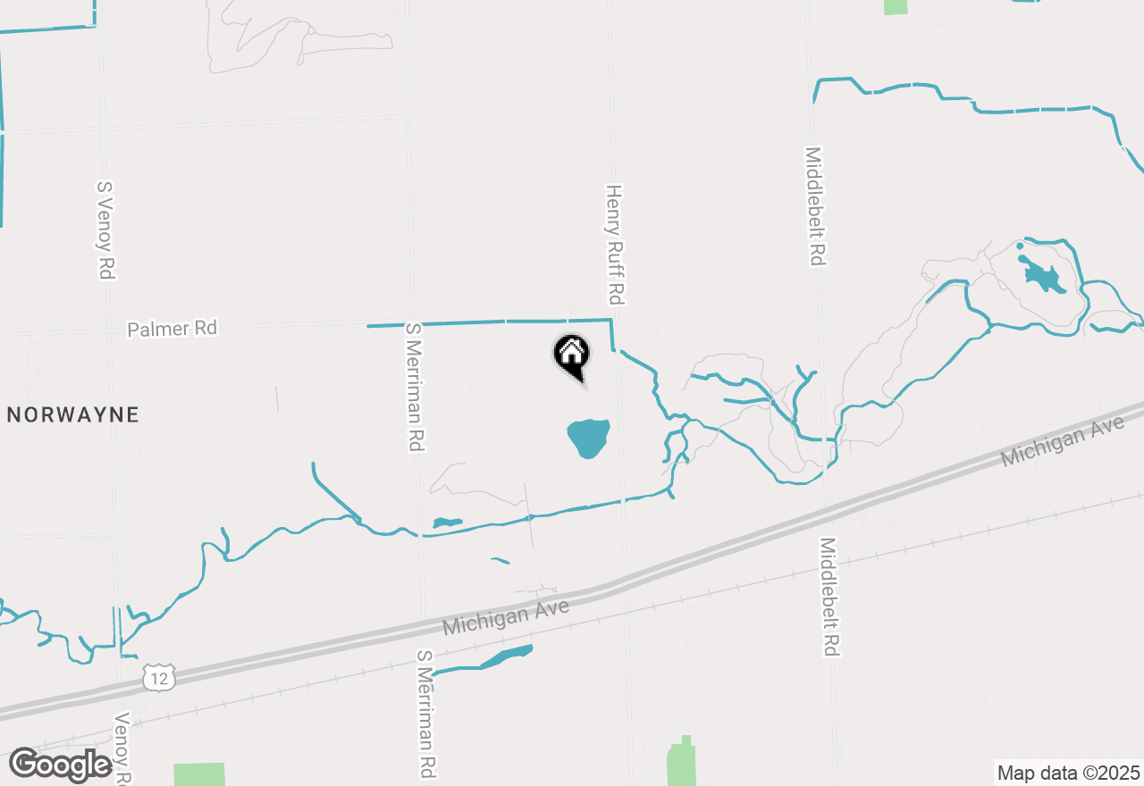Map of 2028 Golfview Lane, Westland, MI 48186