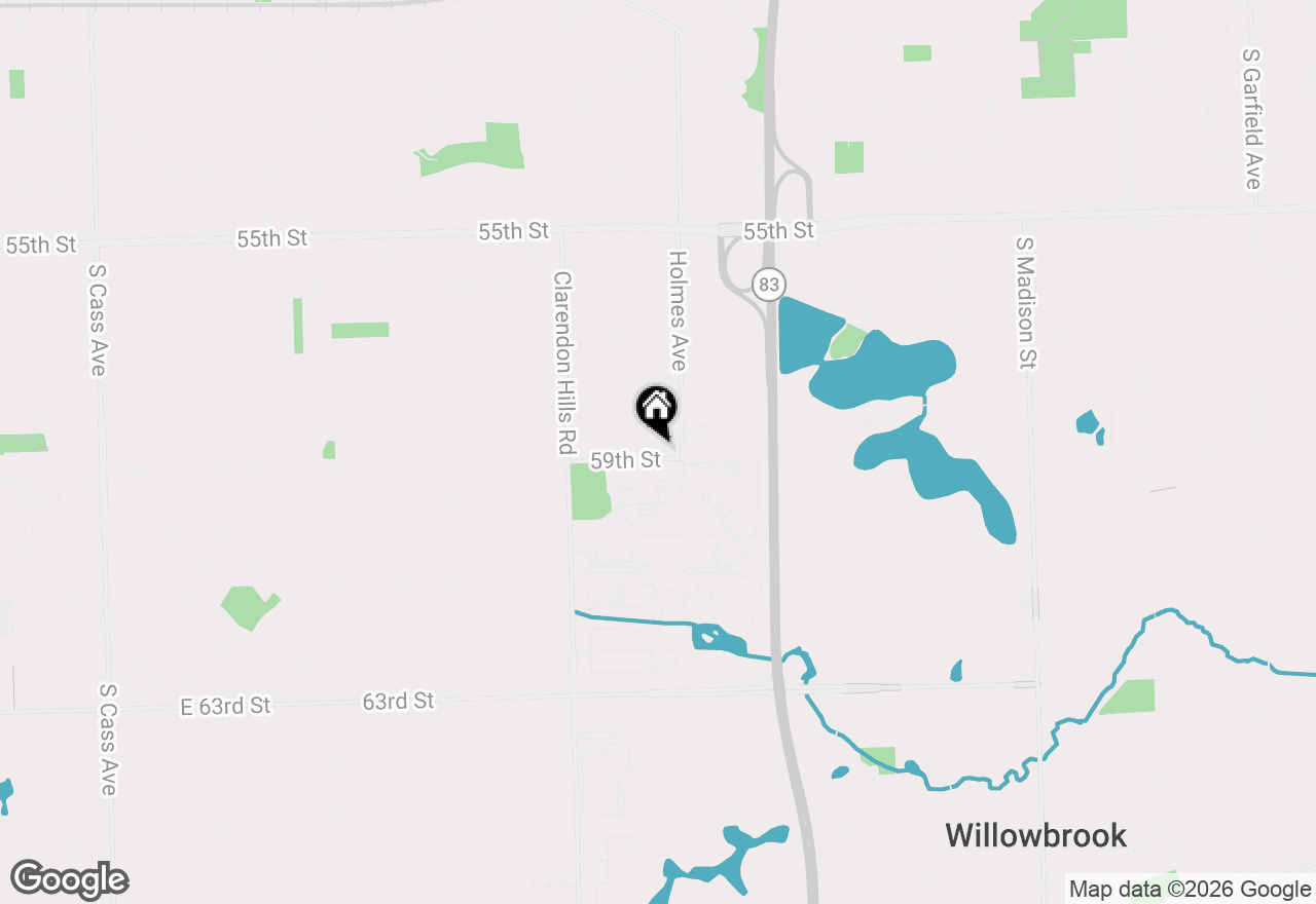 Map of 114 59th Street, Willowbrook, IL 60527