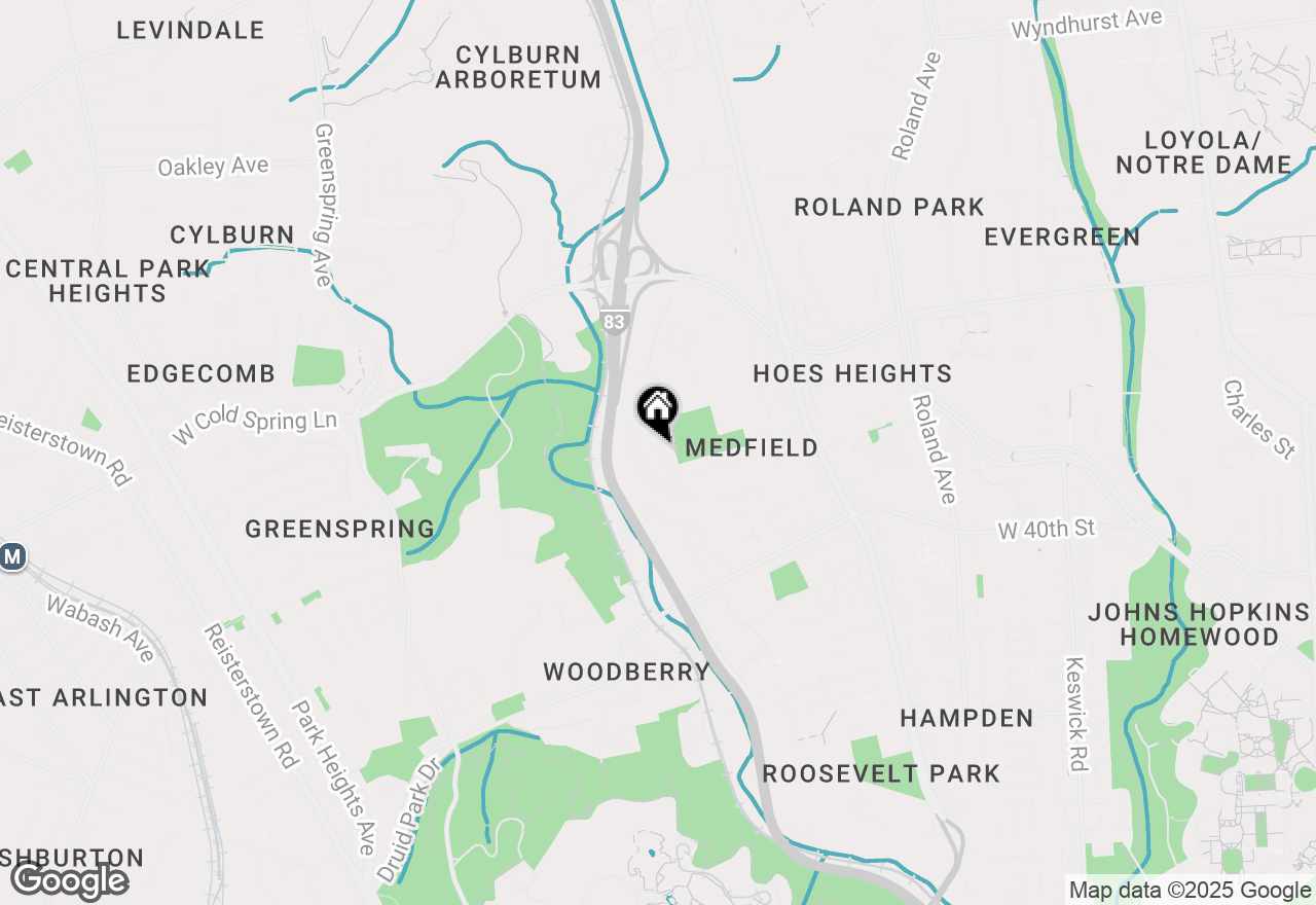 Map of 4319 Medfield Avenue, Baltimore, MD 21211