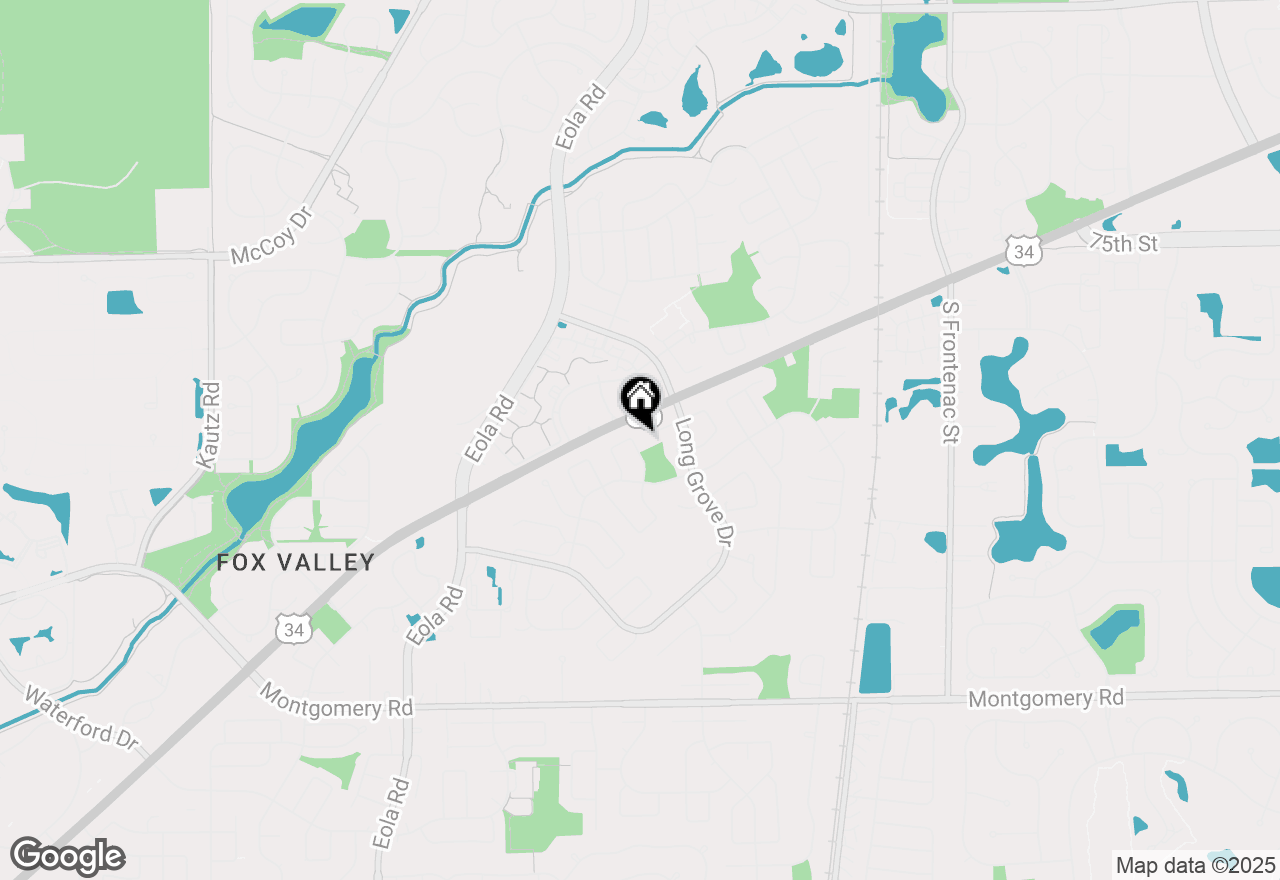 Map of 835 Wheatland Lane, Aurora, IL 60504