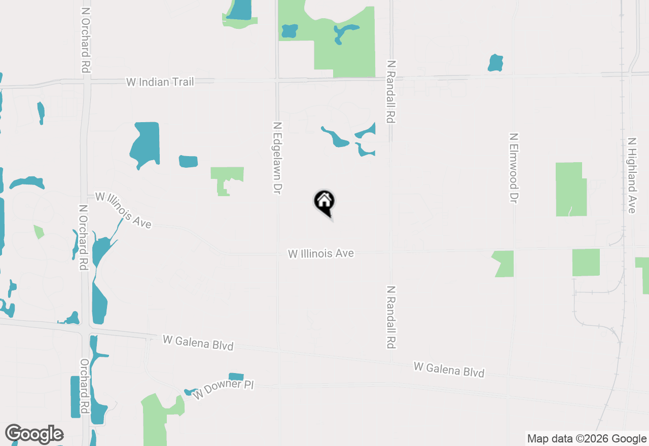 Map of 753 Westgate Drive, Aurora, IL 60506