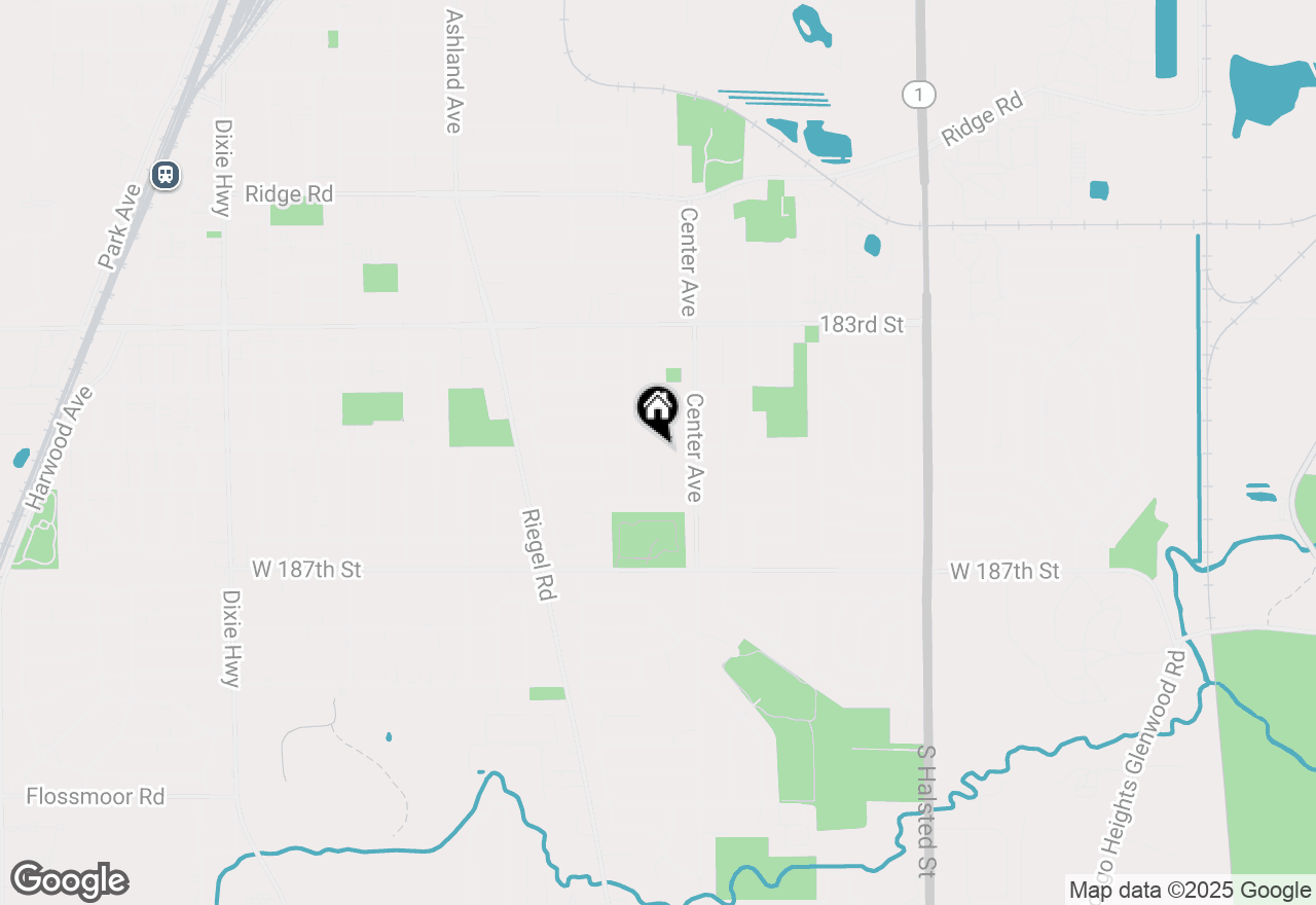 Map of 18506 Pierce Terrace, Homewood, IL 60430