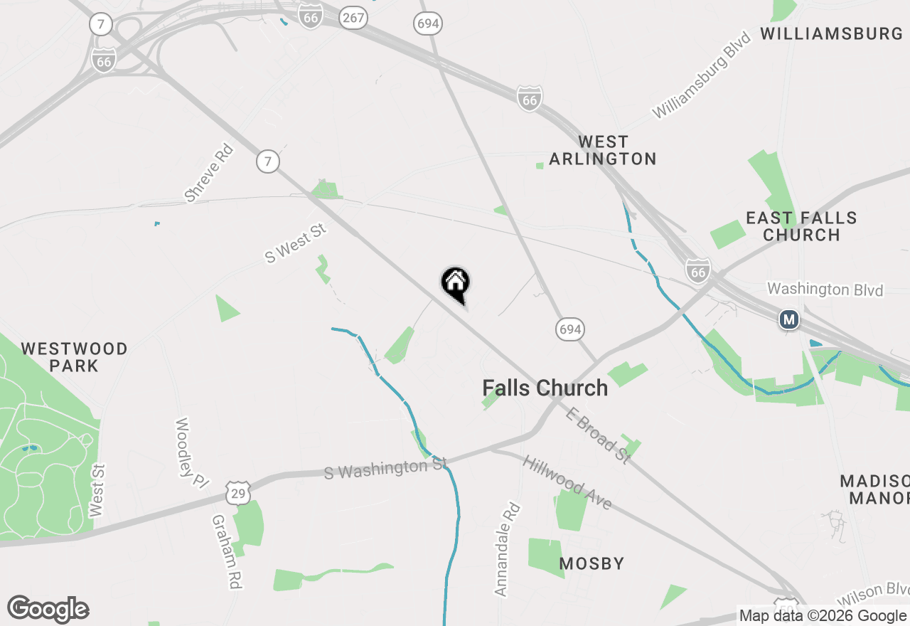 Map of 444 W Broad Street #230, Falls Church, VA 22046