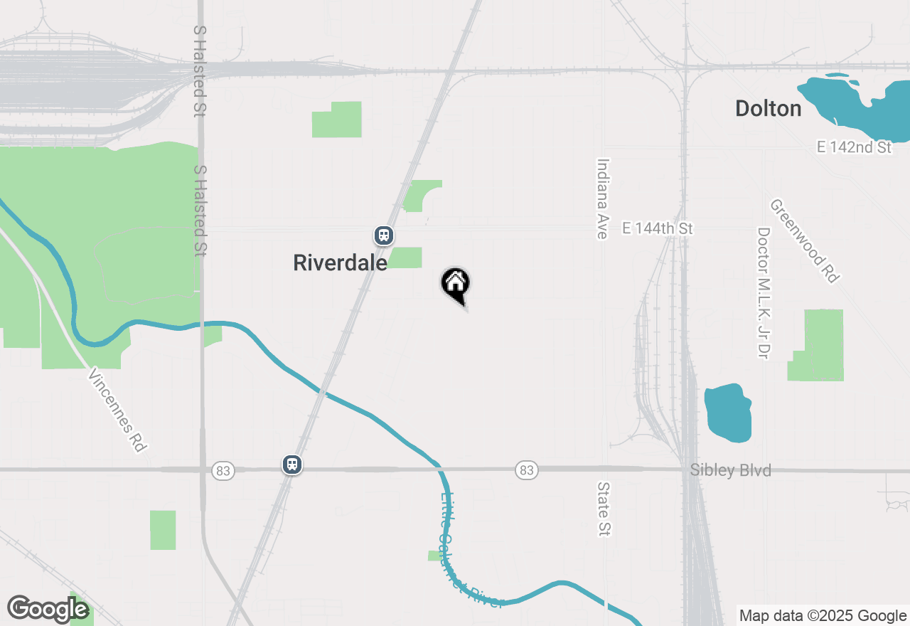 Map of 14603 La Salle Street, Dolton, IL 60419