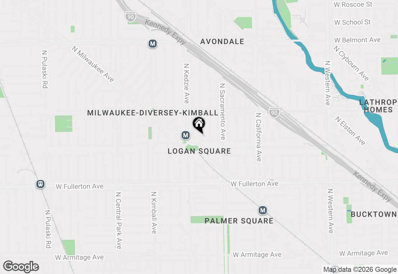 Map of 2629 N Troy Street, Chicago, IL 60647